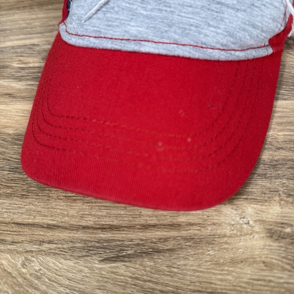 Youth Wonder Woman Adjustable Hat Logo Red One Size - Picture 2 of 5